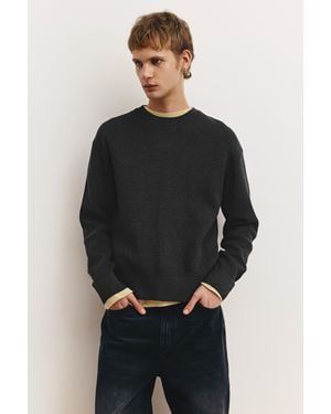 Pull&Bear Round Neck Jumper - Black