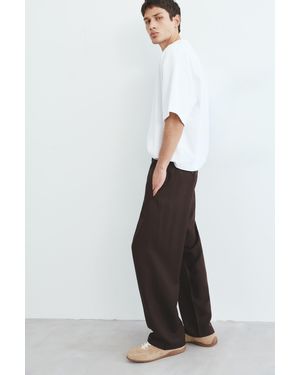 Pull&Bear Tailored Fit Jogger Trousers - Grey