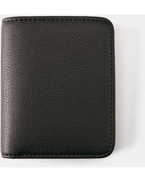 Pull&Bear Strukturierte Brieftasche - Schwarz