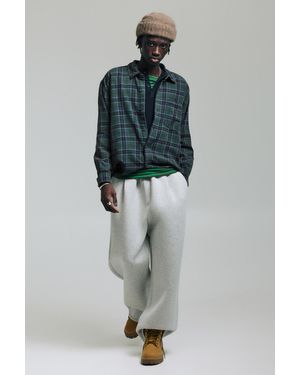 Pull&Bear Long Sleeve Check Shirt - Multicolour