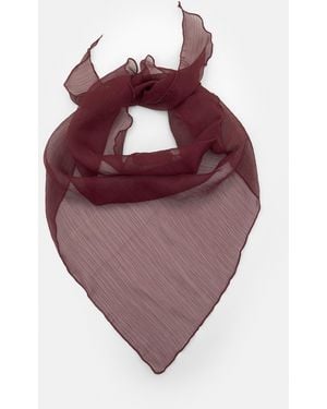 Pull&Bear Gauze-Effect Bandana - Purple