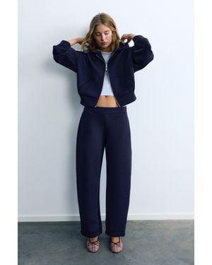 Pull&Bear Barrel-Hose - Blau