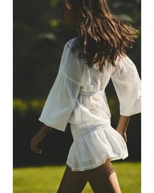 Pull&Bear Ruffled Skort - Green