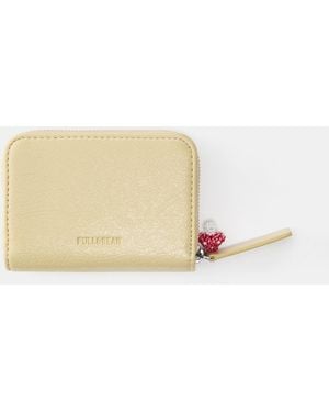 Pull&Bear Embellished Wallet - Natural