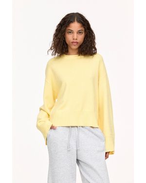 Pull&Bear Pullover Weite Ärmel - Gelb