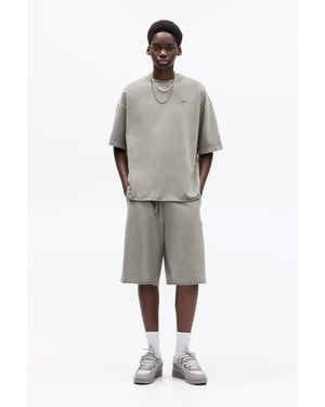 Pull&Bear Baggy Jogger Bermuda Shorts - Grey