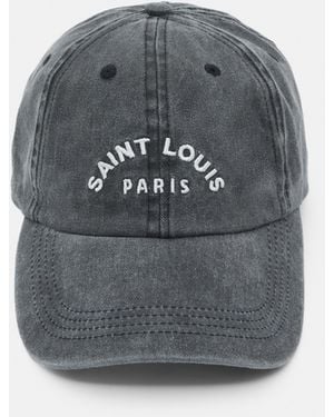 Pull&Bear Saint Louis Paris Cap - Grey