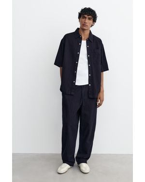 Pull&Bear Baggy Jogger Jeans - Blue