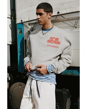 Pull&Bear Future Sweatshirt - Grey