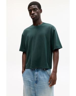 Pull&Bear Cropped T-Shirt - Green