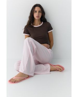 Pull&Bear Jelly-Sandalen - Blau