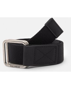 Pull&Bear Stretch Belt - Black