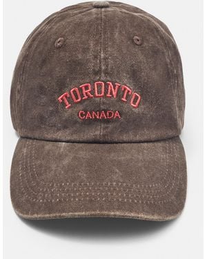 Pull&Bear Toronto Cap - Brown