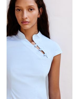 Pull&Bear Poplin Toggle Shirt - White