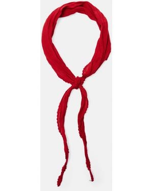 Pull&Bear Rustic Bandanna Scarf - Red