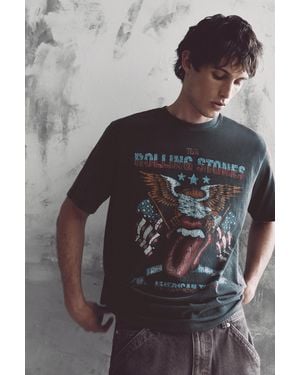 Pull&Bear Rolling Stones T-Shirt - Grey