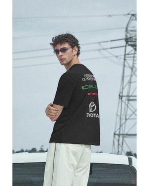 Pull&Bear Toyota Celica T-Shirt - Grey