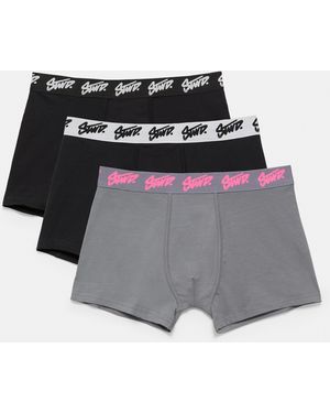 Pull&Bear 3Er-Pack Boxershorts - Mehrfarbig