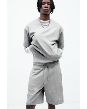 Pull&Bear Stwd Jogger Bermuda Shorts - Grey