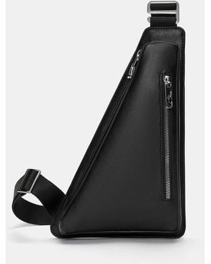 Pull&Bear Crossbody Belt Bag - Black
