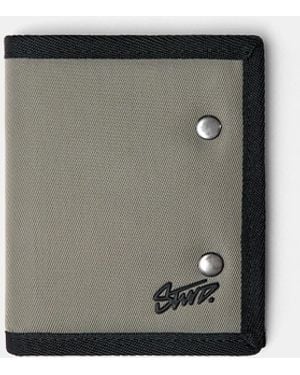 Pull&Bear Stwd Studded Wallet - Grey