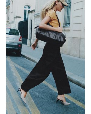 Pull&Bear Textured Shopper Bag - Blue