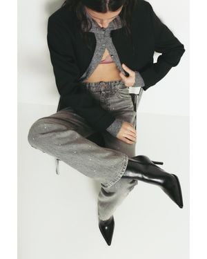 Pull&Bear Stiefeletten Mit Feinem Absatz - Natur