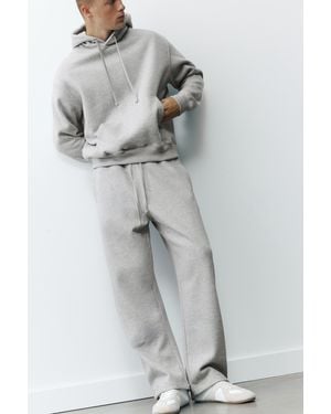 Pull&Bear Set Aus Joggerhose Und Sweatshirt - Grau