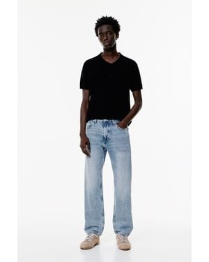 Pull&Bear Straight-Leg Vintage Jeans - Blue