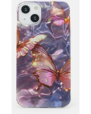 Pull&Bear Butterfly Iphone Case - White