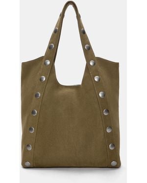Pull&Bear Shopper Mit Nieten - Grün