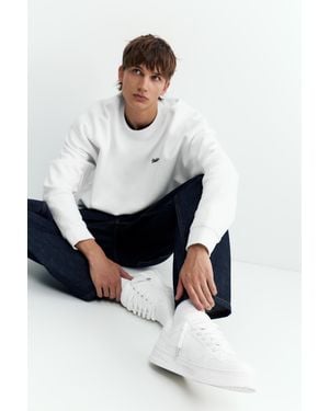 Pull&Bear Stwd Lace-Up Trainers - White