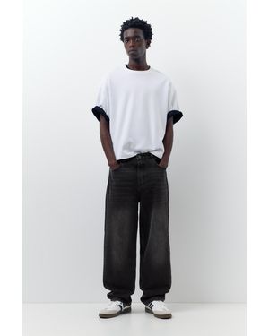 Pull&Bear Baggy Jeans - Black