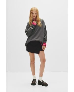 Pull&Bear Wrap Skort - Black