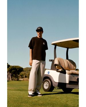 Pull&Bear Tailored Darted Trousers - Natural