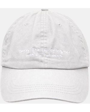 Pull&Bear Stwd Cap - White