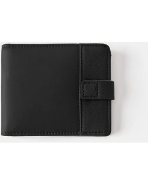 Pull&Bear Rubberised Purse - Black