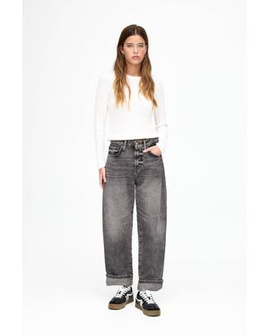 Pull&Bear Balloon Fit Jeans - Grey