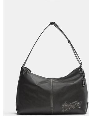 Pull&Bear Stwd Tote Bag - Black