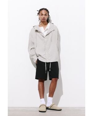 Pull&Bear Stwd Leather Strap Clogs - White