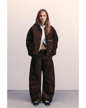 Pull&Bear Dickies Barrel Chino Trousers - Blue