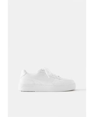 Pull&Bear Sneaker Mit Volumensohle - Weiß