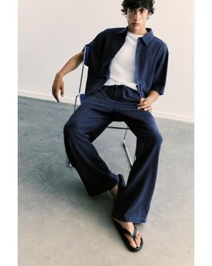 Pull&Bear Flat Sandals - Grey