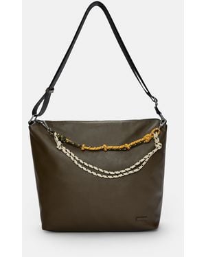 Pull&Bear Shopper-Tasche Mit Seilen - Mettallic