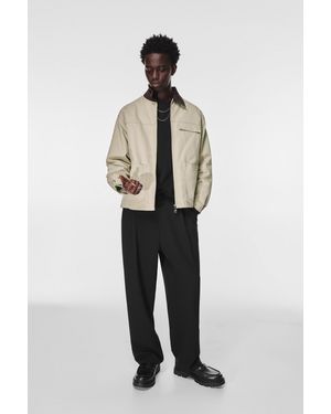 Pull&Bear Tailored Trousers - Black