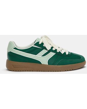Pull&Bear Retro-Sportschuhe - Grün