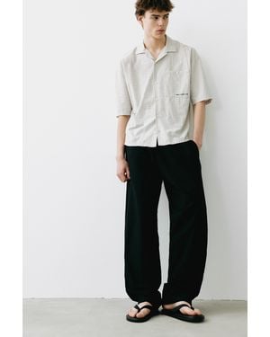 Pull&Bear Rustic Joggers - White