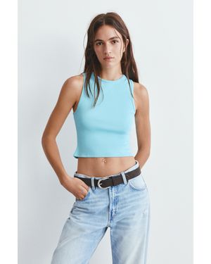 Pull&Bear Tank Top - Blue