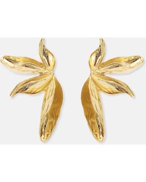 Pull&Bear Flower Earrings - Metallic
