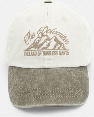 Pull&Bear The Dolomites Cap - White